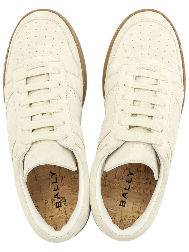Мужские кроссовки Bally Weky 6303319 Dusty White Suede Leather — фото 3