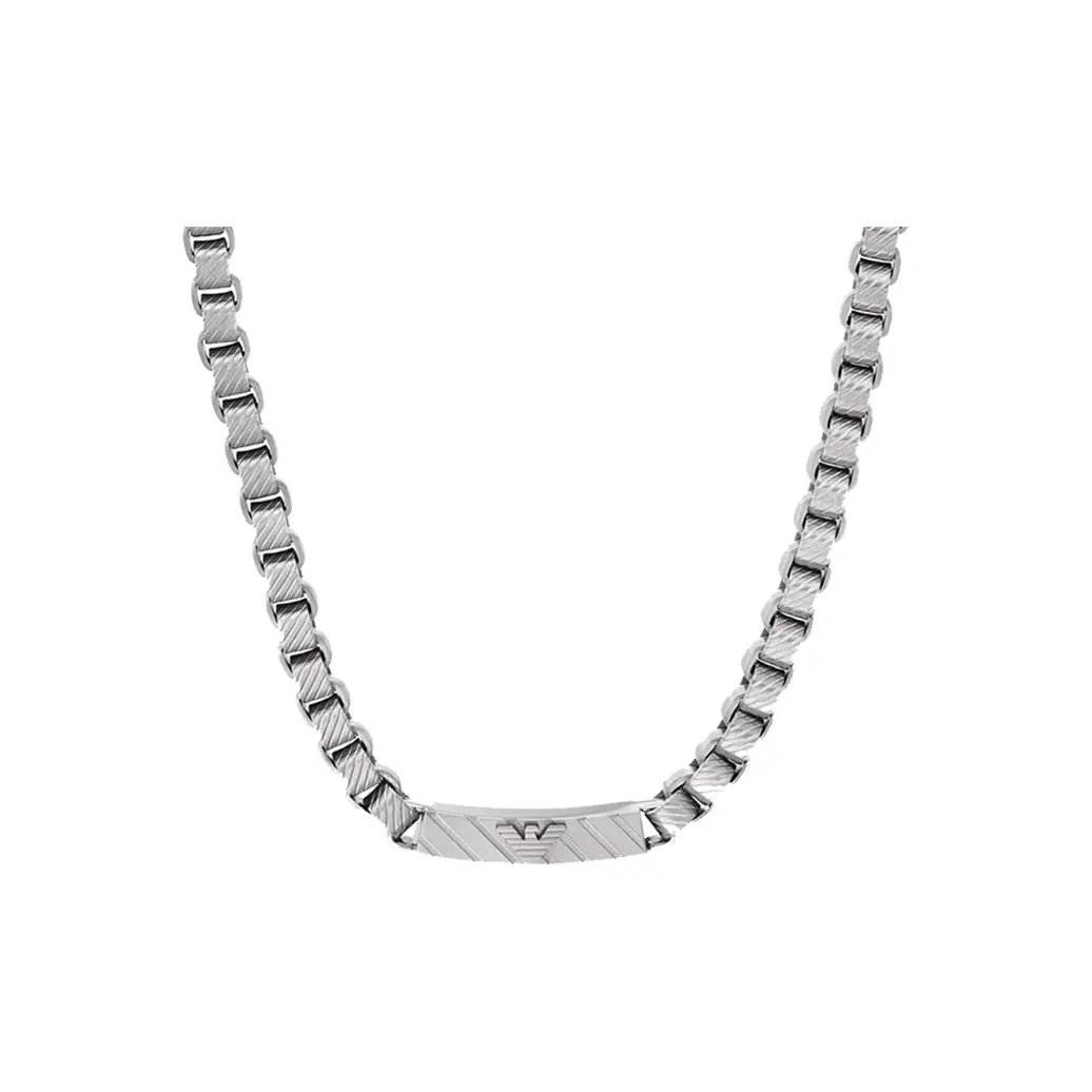 

Серебряное колье из нержавеющей стали для мужчин EMPORIO ARMANI, EGS2922040