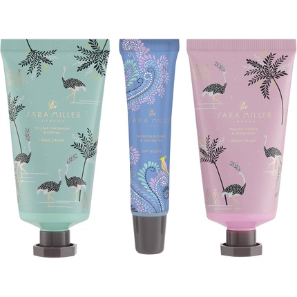 Sara Miller Savannah Handbag Discovery Set с кремом для рук 50 мл и блеском для губ Sara Miller Beauty — фото 3