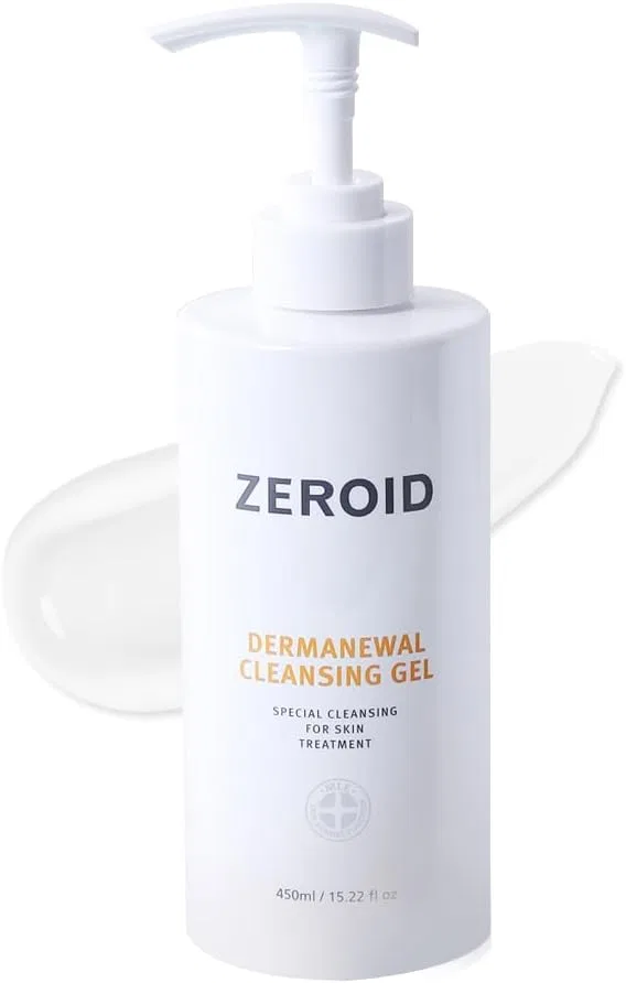 Гель для умывания Zeroid — Очищающий гель Dermanual Cleansing Gel, , бесцветный, 450 мл — фото 2