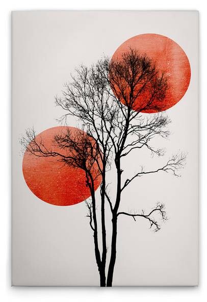 

Картина на холсте A.S. Création Sun & Moon цвет cremeschwarzrot
