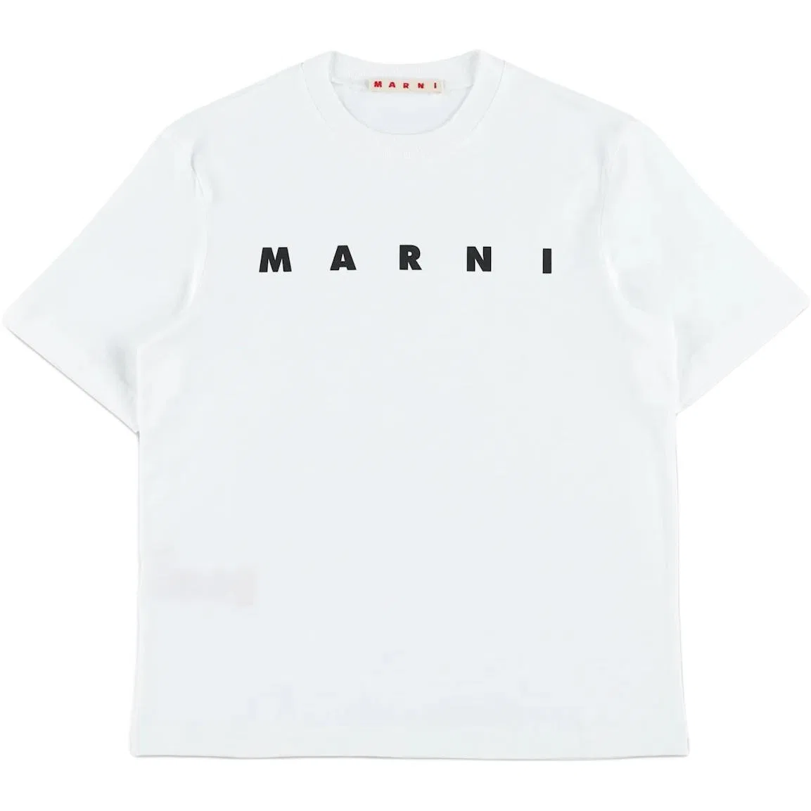 Футболка детская с круглым вырезом MARNI белая