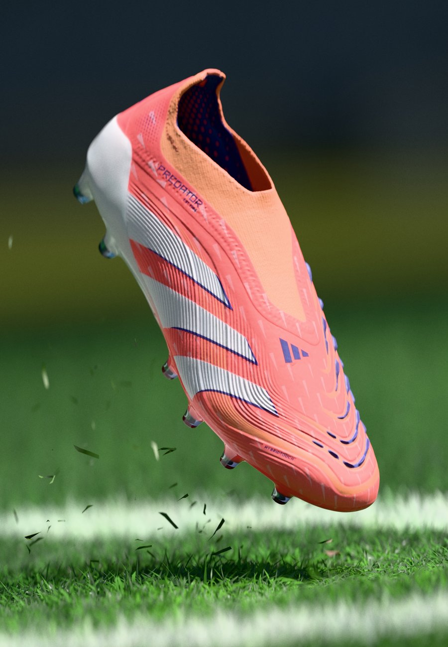 

Кроссовки Adidas Performance PREDATOR ELITE LACELESS ARTIFICIAL GRASS FOOTBALL BOOTS, Signal Coral/Footwear White/Beam Orange/Coral