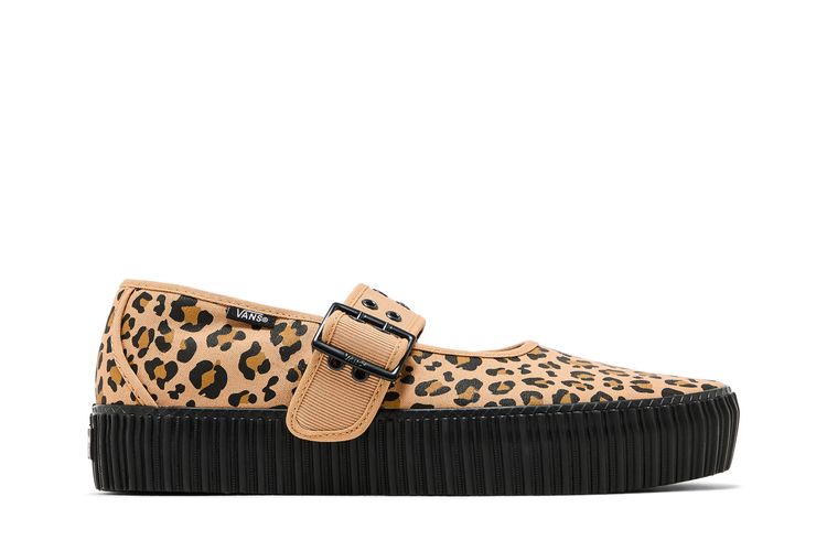 

Кроссовки Mary Jane Creeper 'Grunge Core - Leopard', коричневый