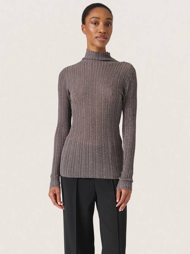 

Джемпер-пуантель laisa sparkle pointelle Soaked In Luxury, цвет Gunmetal