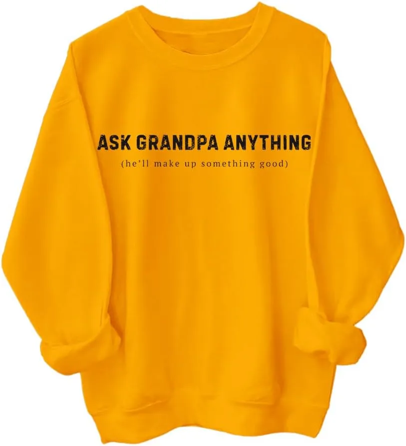

Толстовка Ask Grandpa Anything SIMJEW