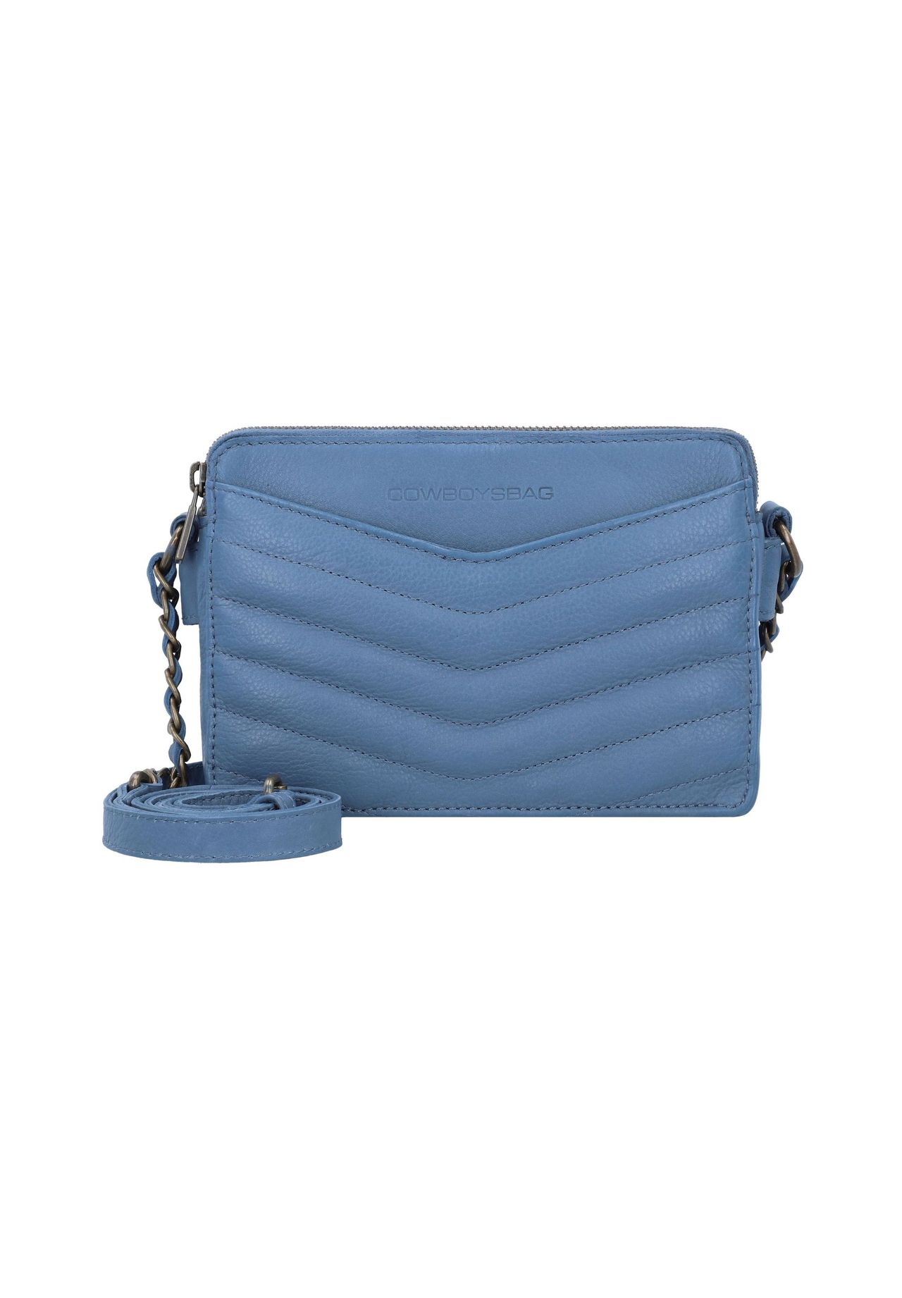 

Кожаная сумка через плечо Quilty Pleasure 25 см COWBOYSBAG, цвет Elemental Blue