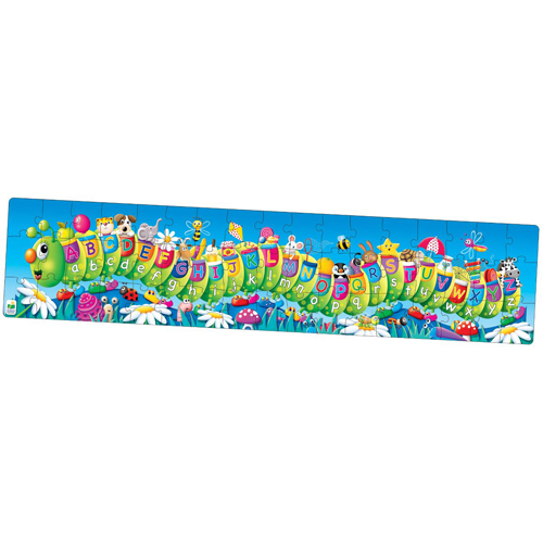 

Пазлы Long & Tall Puzzle Abc Caterpillar Letters 51 Pcs