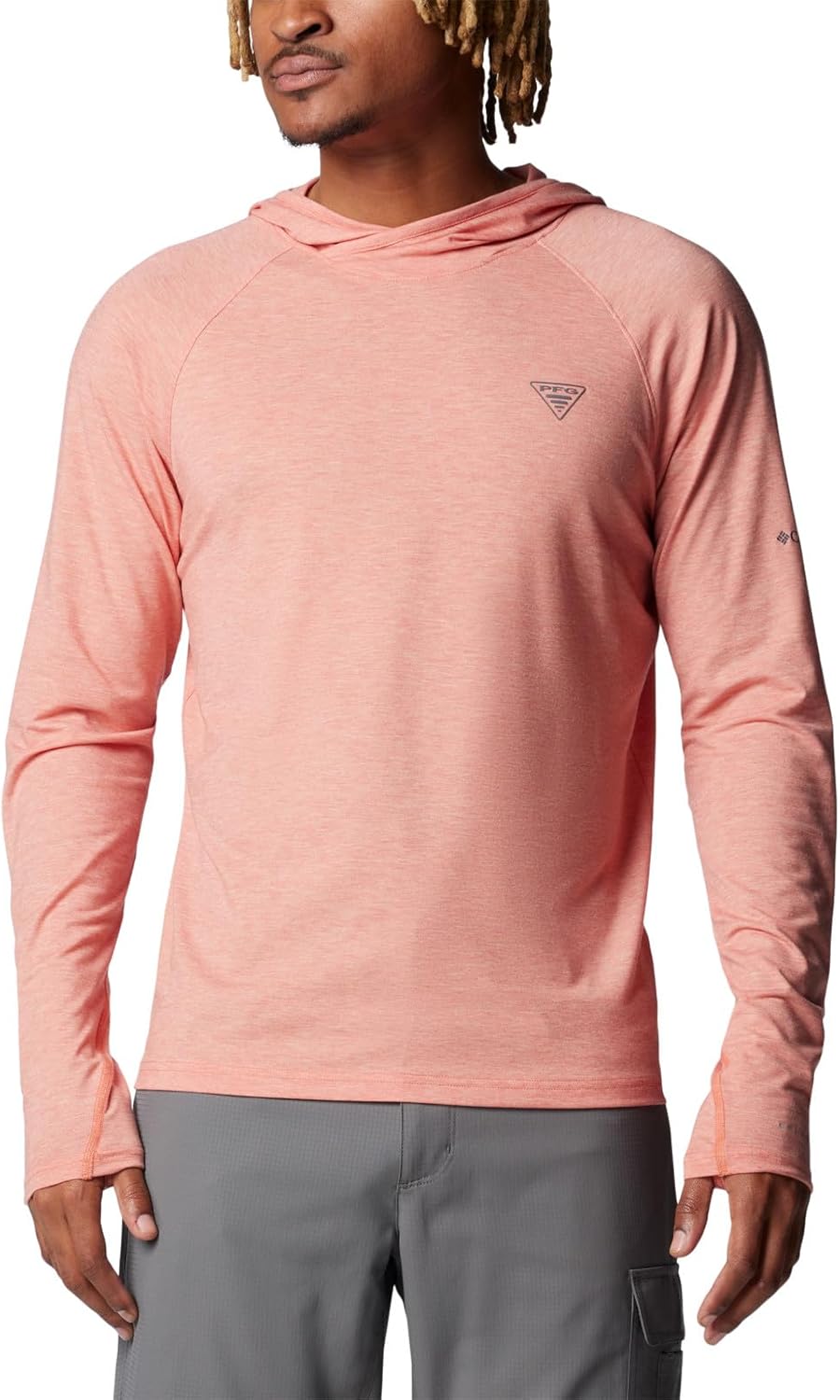 

Колумбия мужская толстовка с капюшоном PFG Uncharted Columbia, Faded Peach Heather, Оранжевый, Колумбия мужская толстовка с капюшоном PFG Uncharted Columbia, Faded Peach Heather