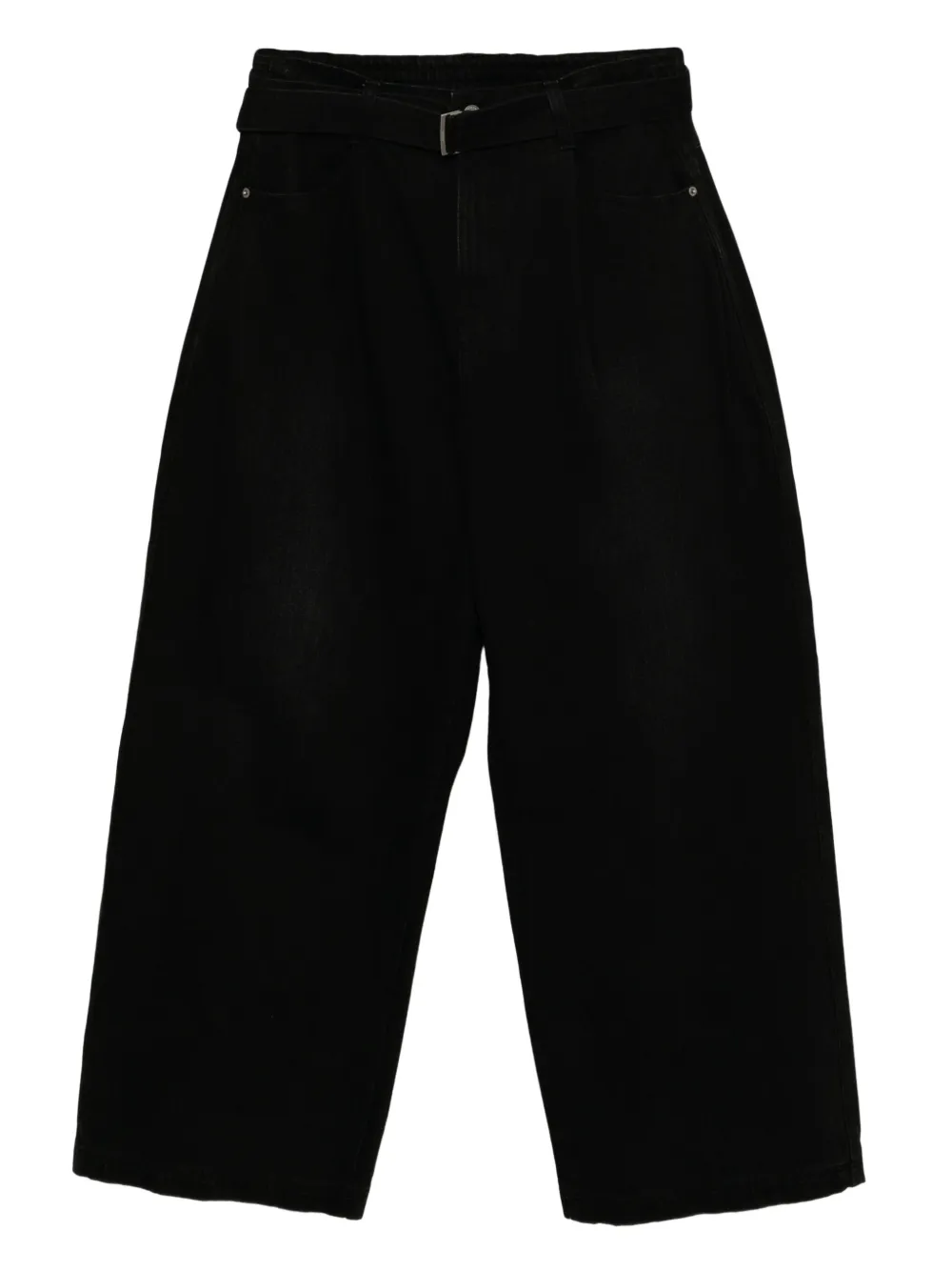 

Джинсы широкого кроя с поясом SONGZIO, черный