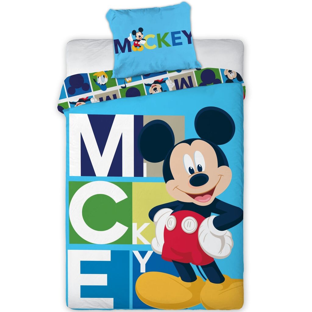 

Пододеяльник Disney Mickey Mouse, блоки - 140 х 200 см + 63 х 63 см - полиэстер