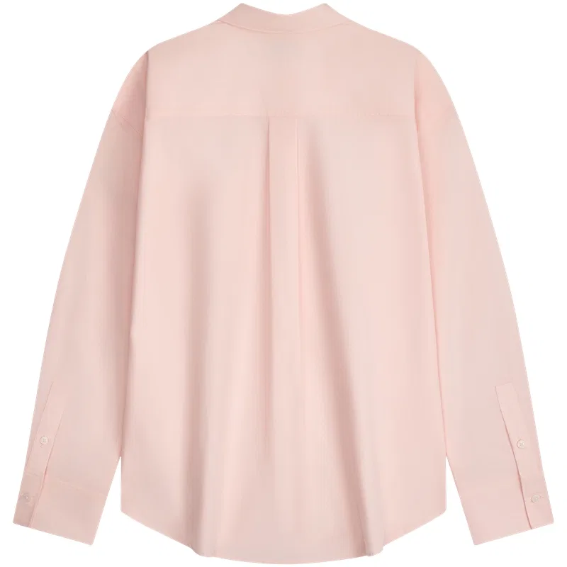 Рубашка женская VG3 Peach Pink Lapel Moderate Calvin Klein, VG3-Peach Pink — фото 3