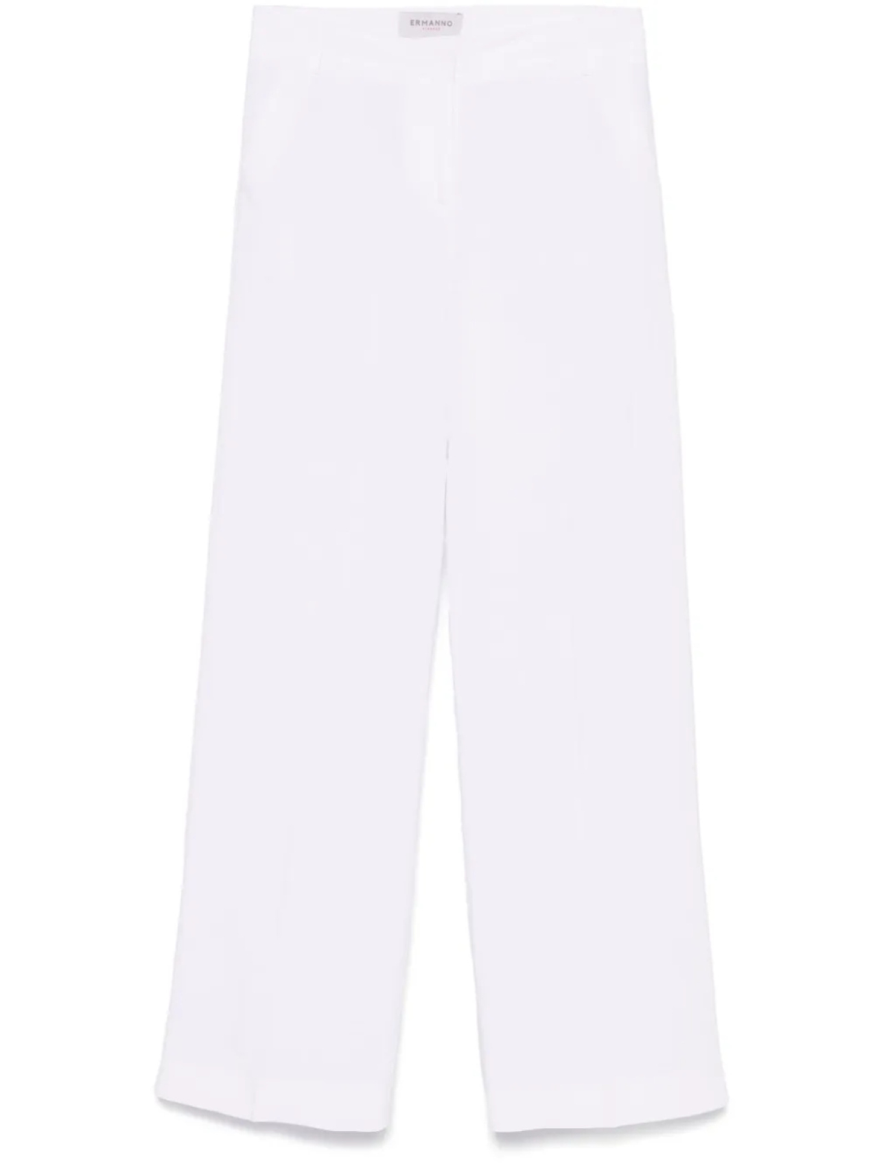 

ERMANNO FIRENZE брюки прямого кроя, белый