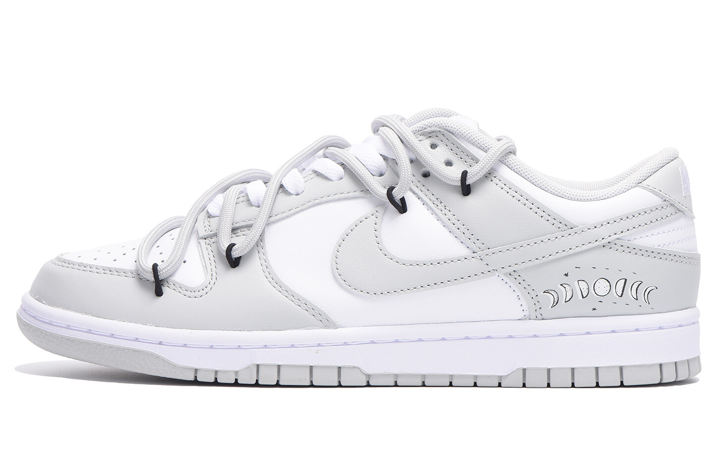 

Кроссовки Nike Dunk Skateboarding Shoes Men Low-top White/gray, серый/белый