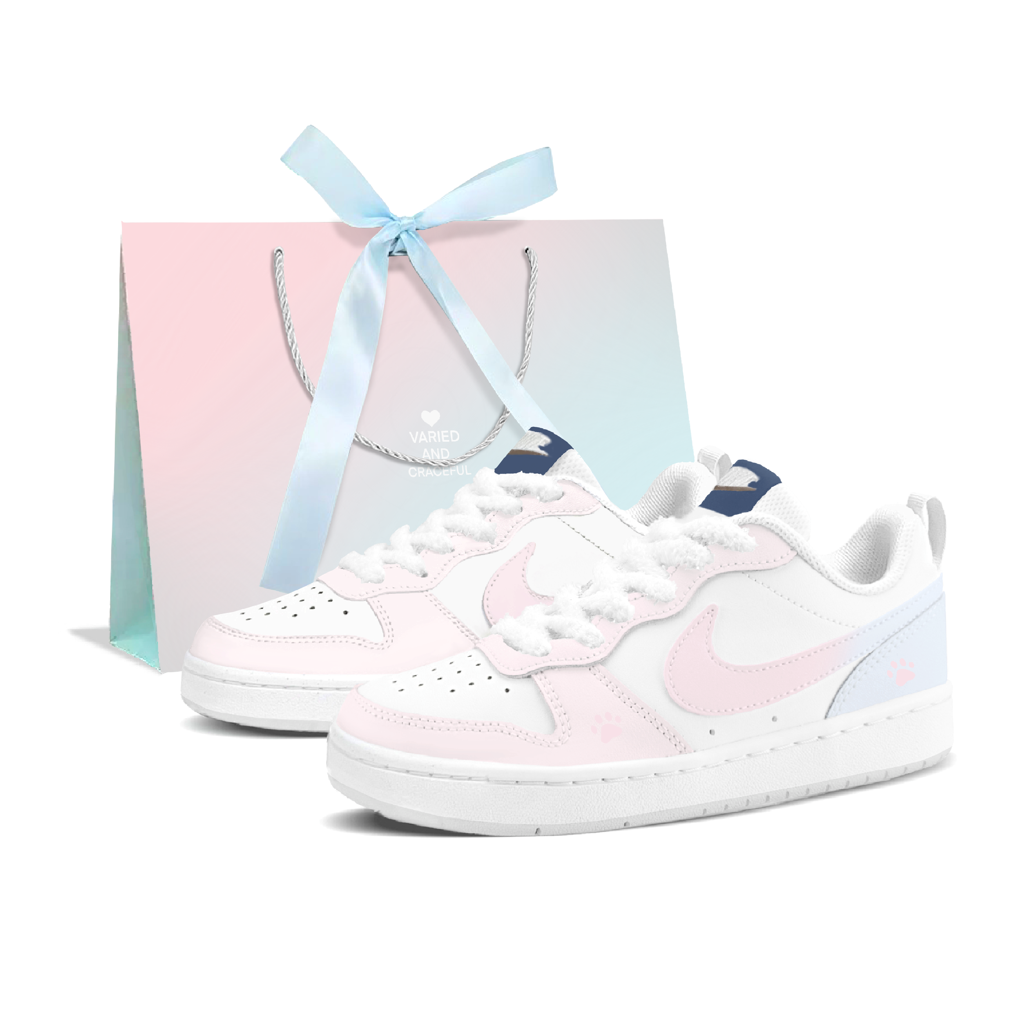 

Детские скейтерские кроссовки Court Borough для младших школьников Nike, розовый