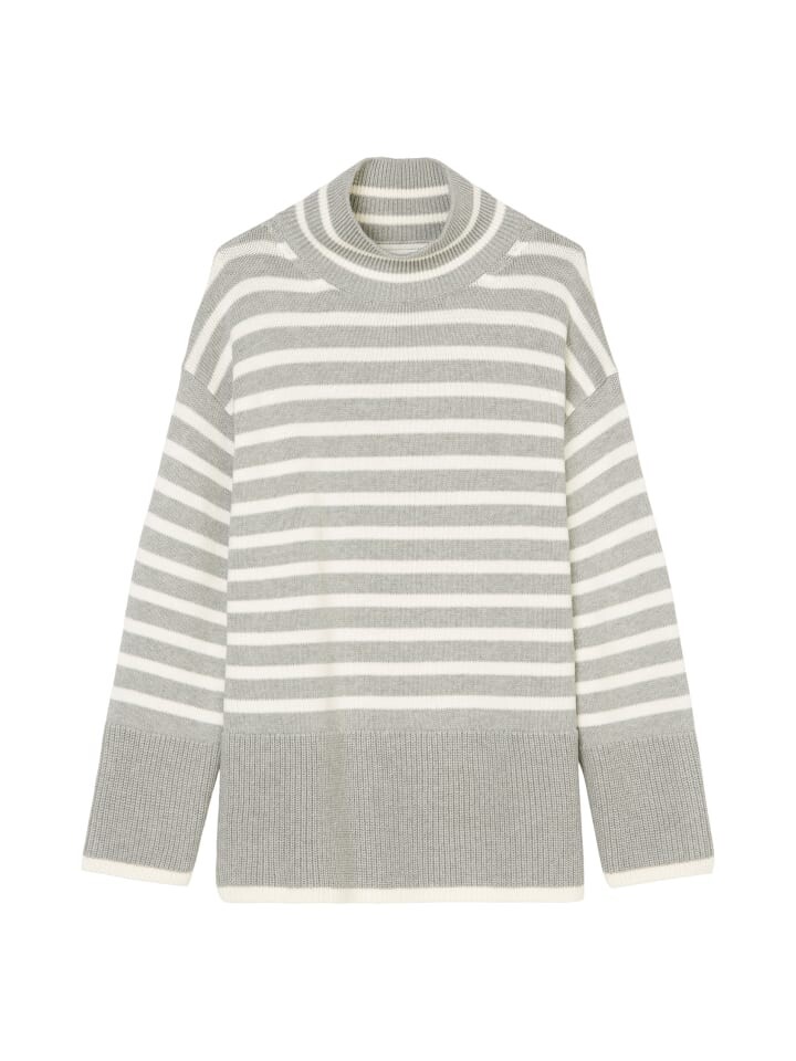 

Пуловер Marc O'Polo Oversize Strickpullover, цвет striped/mid stone melange