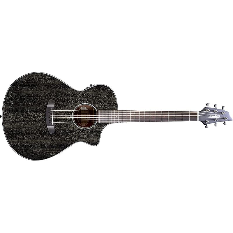 

Акустическая гитара Breedlove Rainforest S Concert Black Gold CE African mahogany-African mahogany