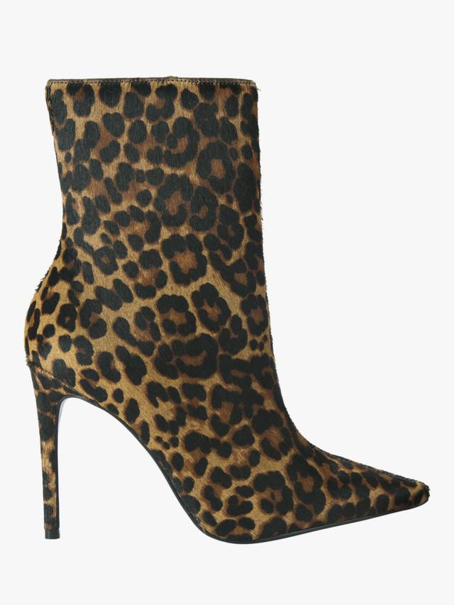 Eterno Leopard Print кожаные ботинки до щиколотки Carvela