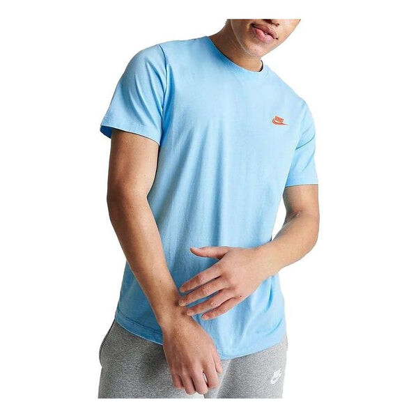

Футболка Nike Sportswear Club T-Shirt 'Sky Blue', синий