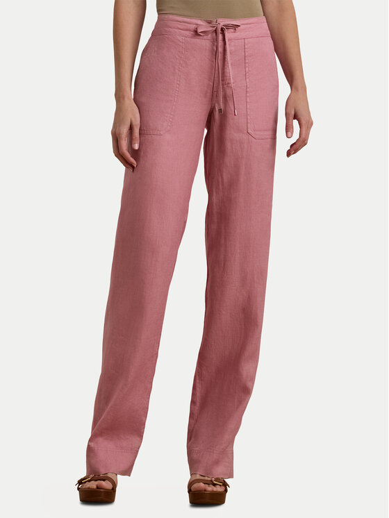 

Брюки прямого кроя 200735136022 Lauren Ralph Lauren, розовый