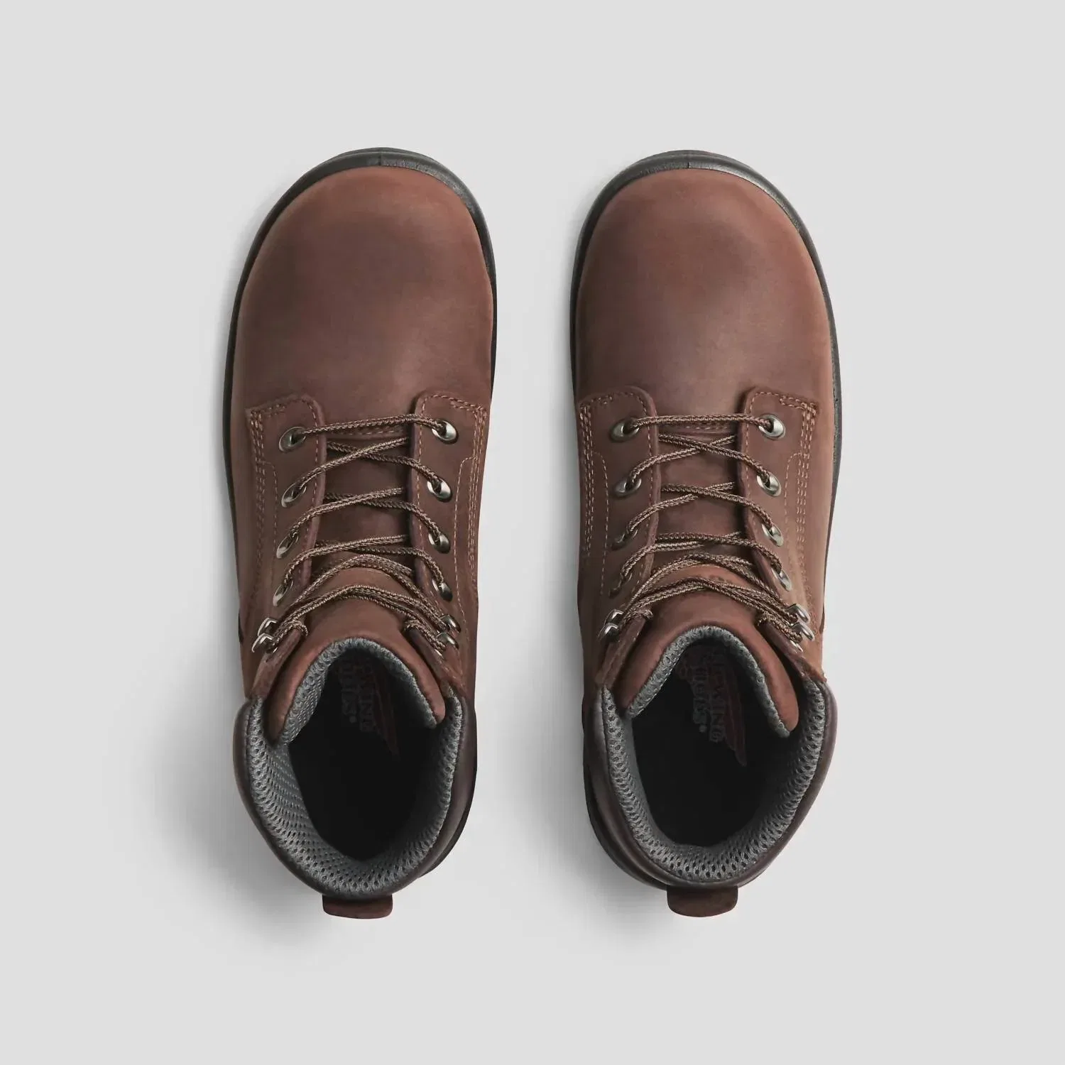 Red Wing Shoes Мужские утепленные водонепроницаемые защитные ботинки с защитным носком, коричневые — фото 4