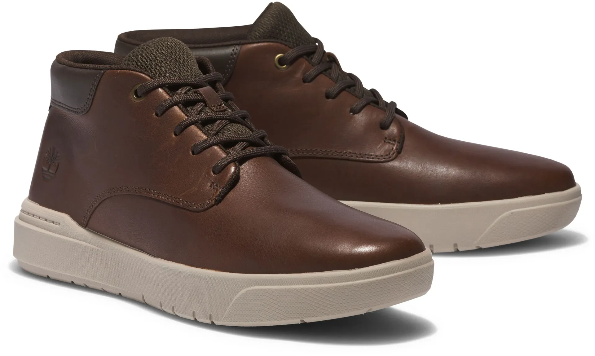 Мужские ботинки Timberland SENECA BAY на шнуровке кожаные, коричневый — фото 2