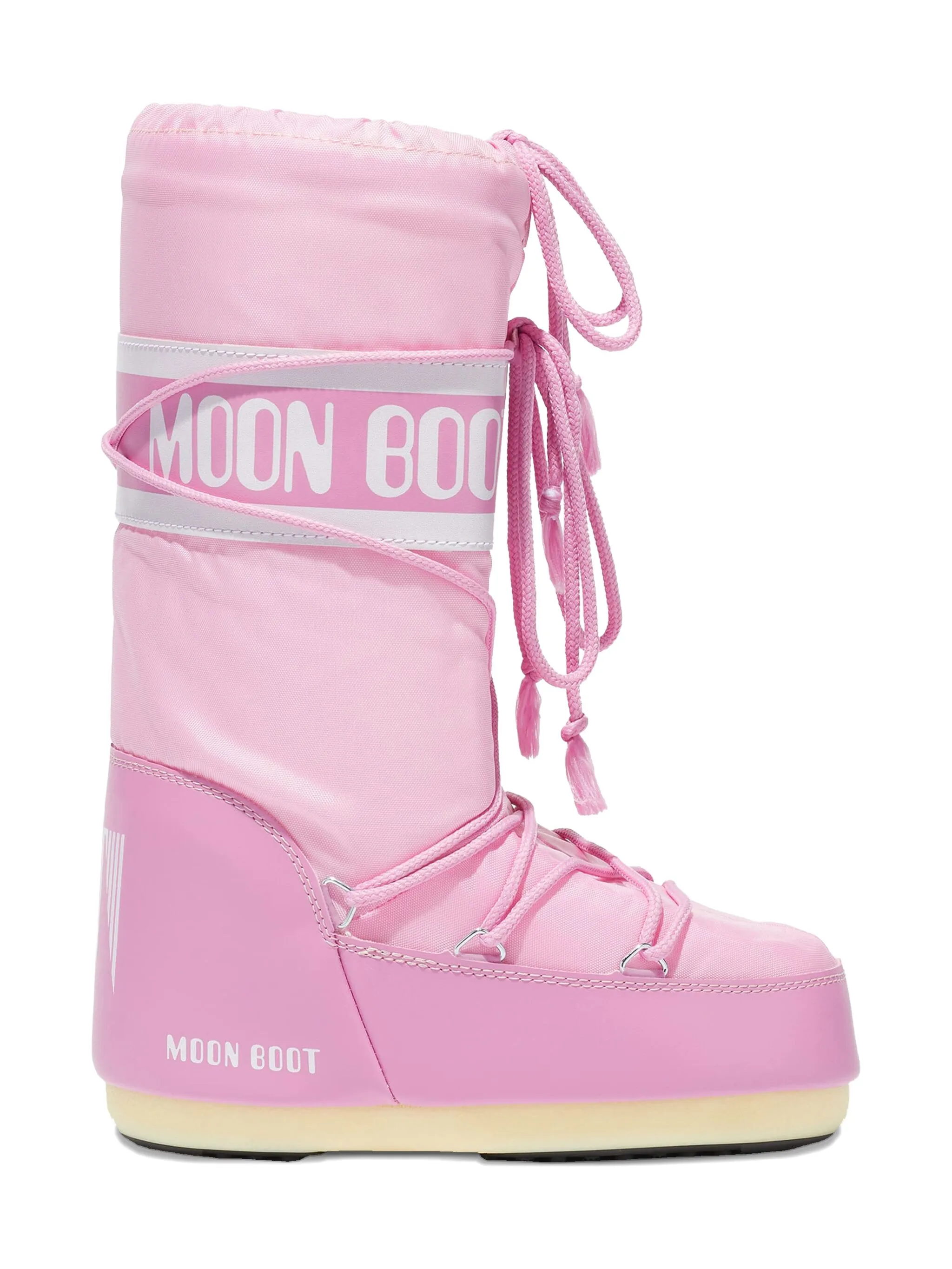 

Зимние сапоги с логотипом Moon Boot Kids, розовый