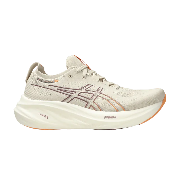 

Кроссовки ASICS Wmns Gel Nimbus 26 Oatmeal Faded Orange, кремовый