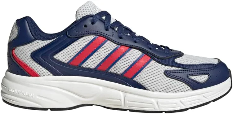 Мужские кроссовки Adidas Eclyptix 2000 на шнуровке - серые, повседневные, серый