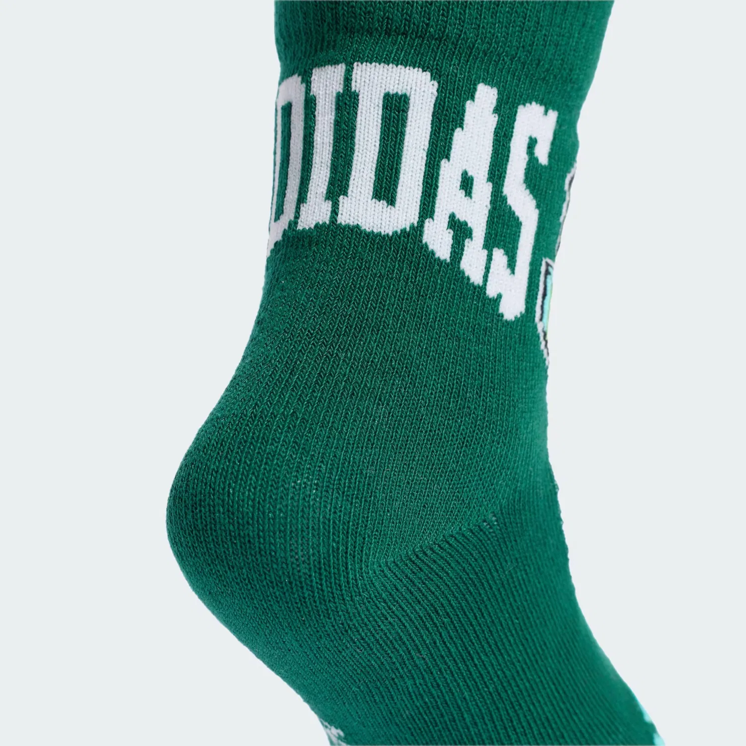 Спортивные носки Adidas Sportswear Minecraft в светло-сером, темно-зеленом и черном цветах — фото 4