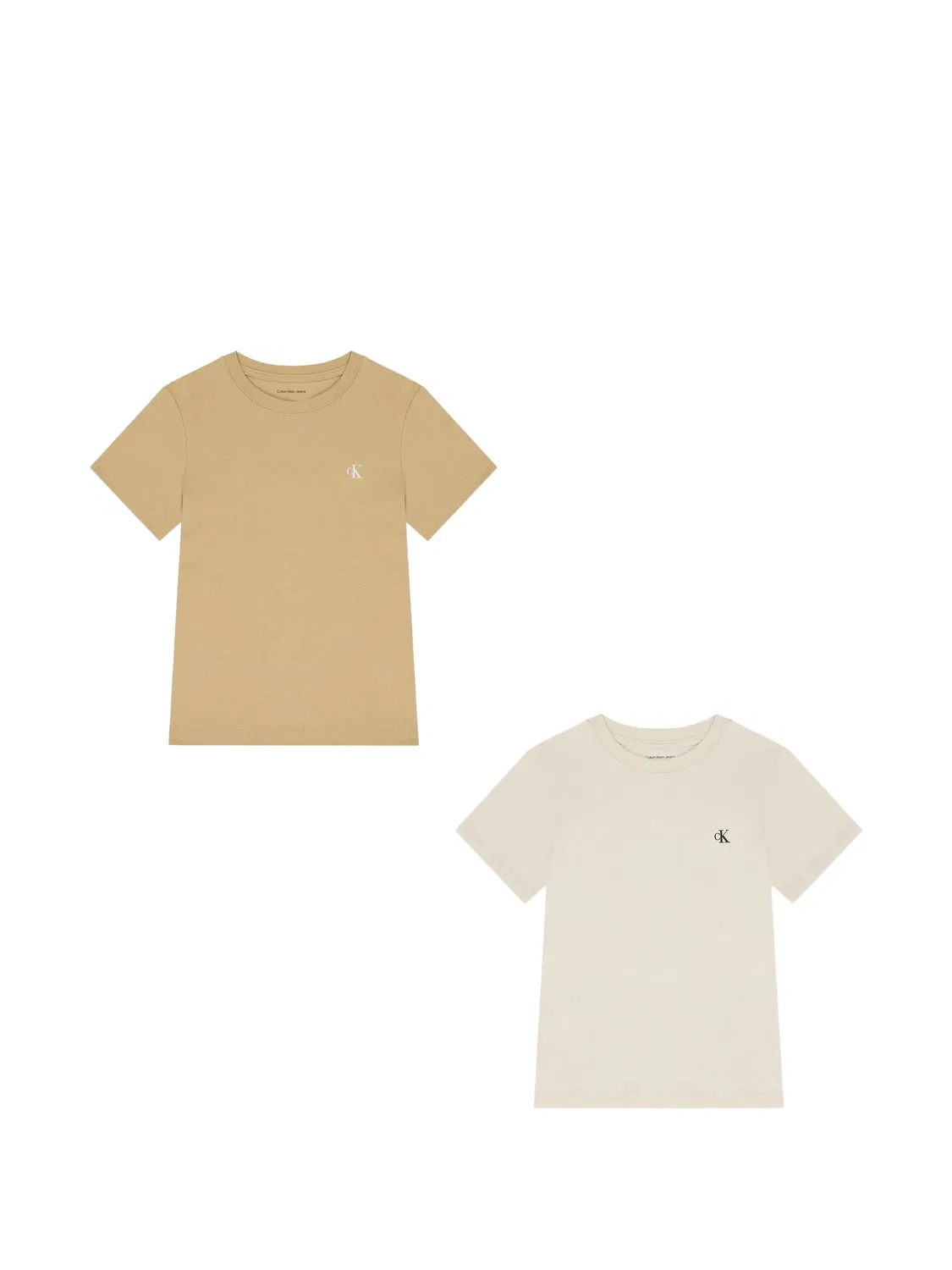 Комплект из двух футболок с логотипом Calvin Klein Kids