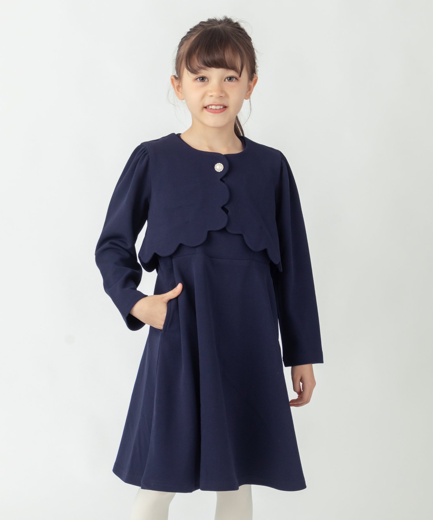 Комплект курток с волнистым краем Ever Closet, Navy
