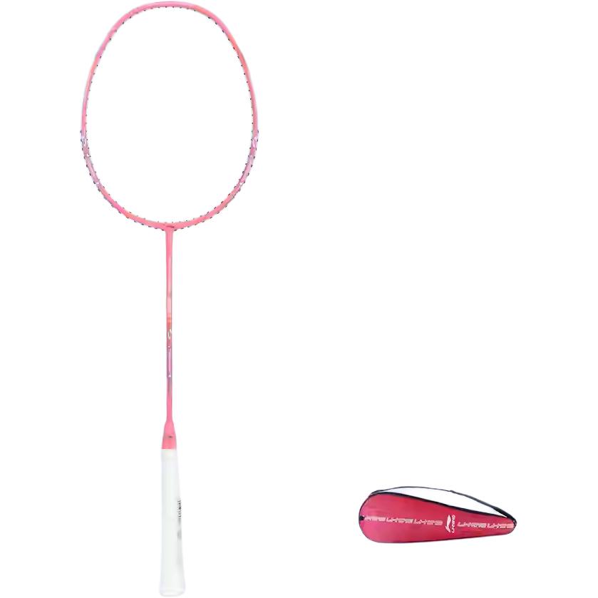 

Бадминтонные ракетки LiNing Full Carbon Control Type All-Around Defense Advanced Level 5U/G6 Pink
