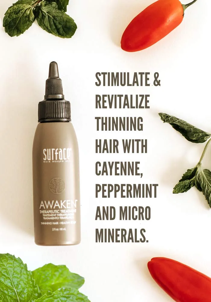 Surface Hair - Awaken Therapeutic Treatment - Натуральные ингредиенты для тонких волос и здоровья кожи головы 59 мл (1 шт.) — фото 3