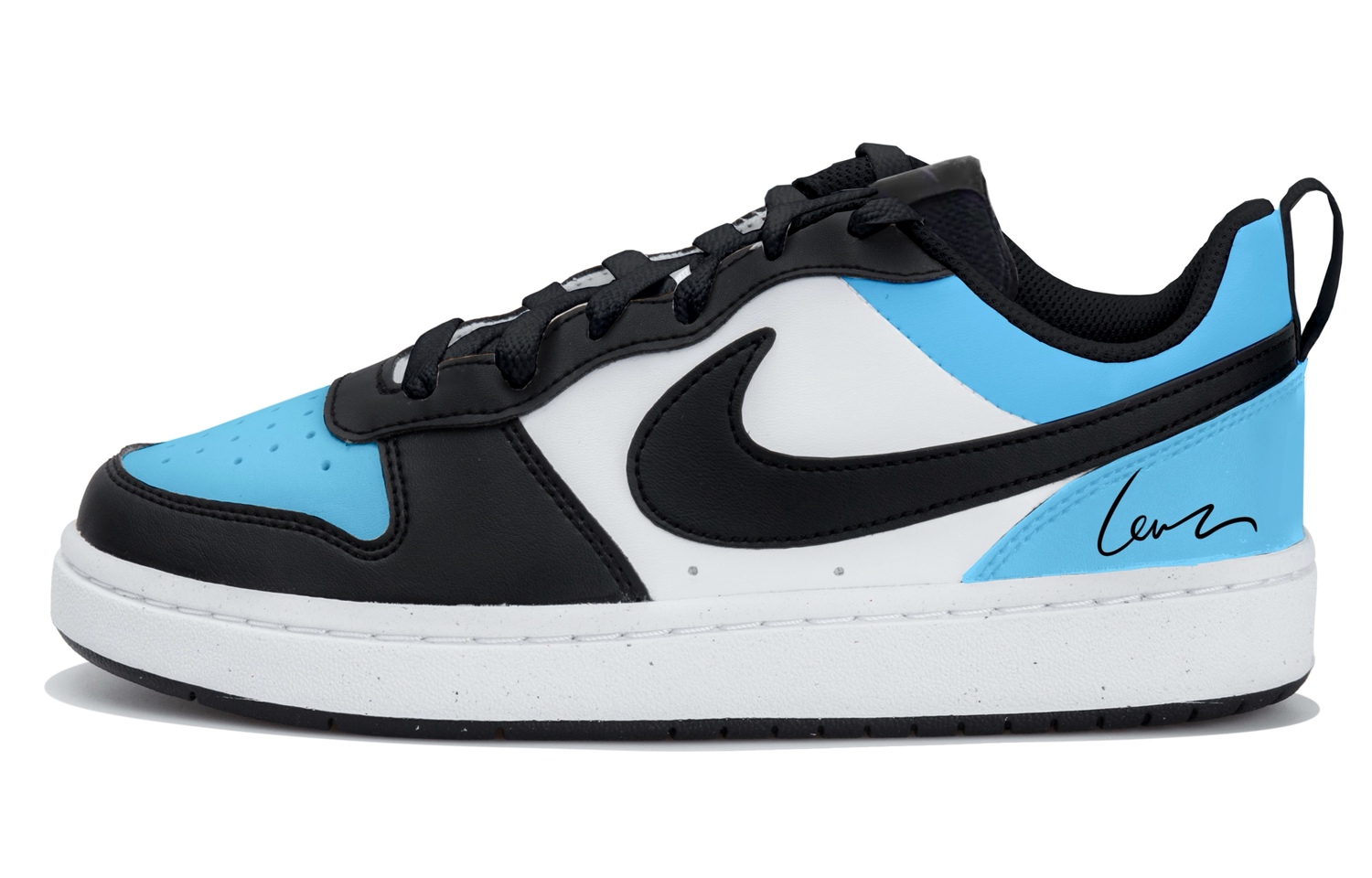 

Nike Court Borough Low 2 Low top детские скейтбординг кроссовки Blue для подростков