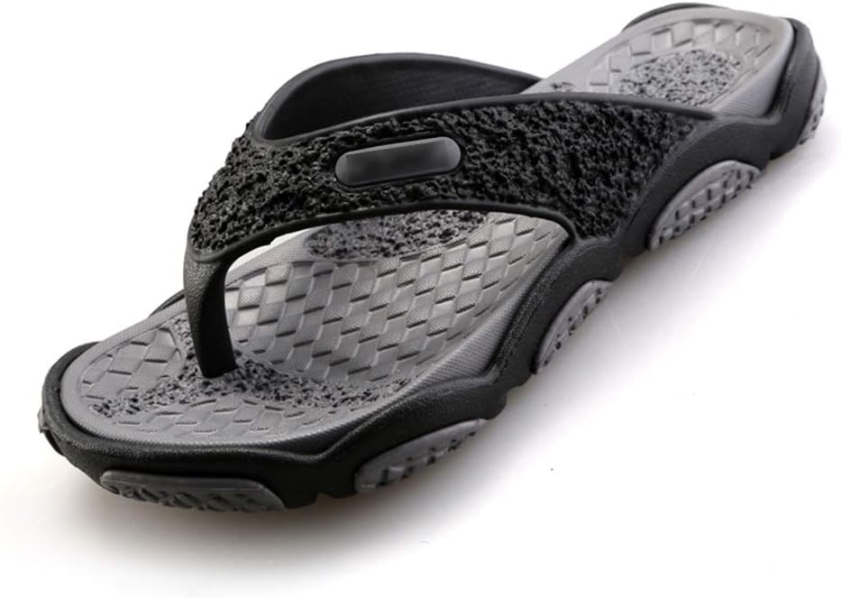 

Мужские шлепанцы YXCKG, повседневные вьетнамки для мужчин, сандалии на открытом воздухе, шлепанцы с поддержкой свода стопы, летние пляжные шлепанцы, модные плоские шлепанцы с мягкой противоскользящей подошвой, черный