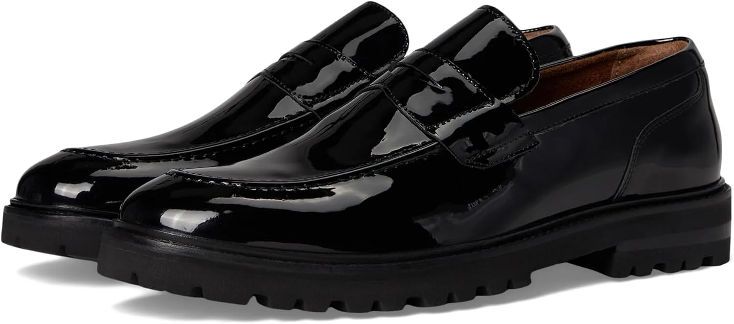 Мужские слипоны Stacy Adams Hazelton Penny Slip On College Shoes (лоферы), черный