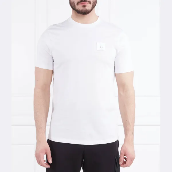 

Футболка стандартного кроя Armani Exchange, белый