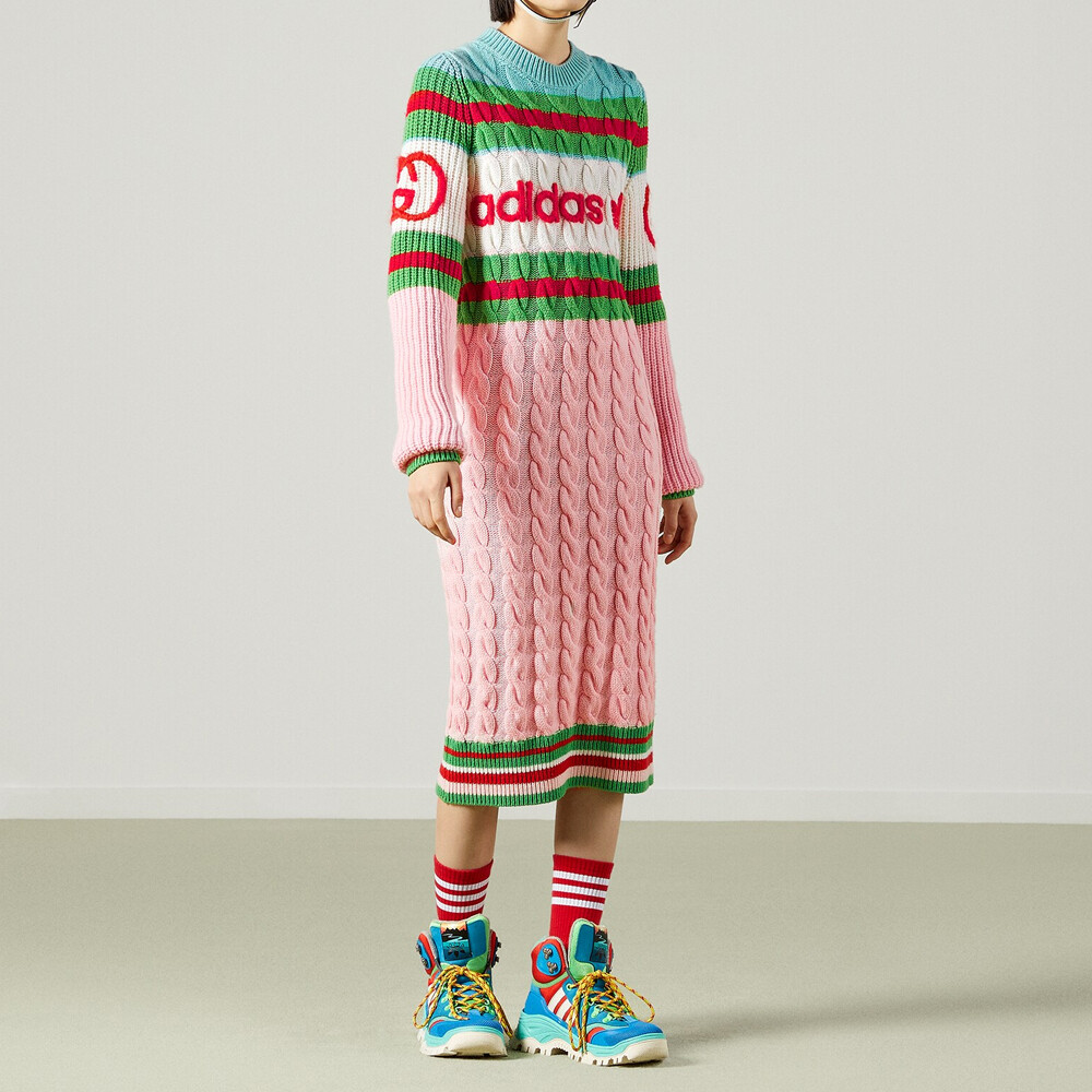 Платье Adidas X Gucci, розовый — фото 2