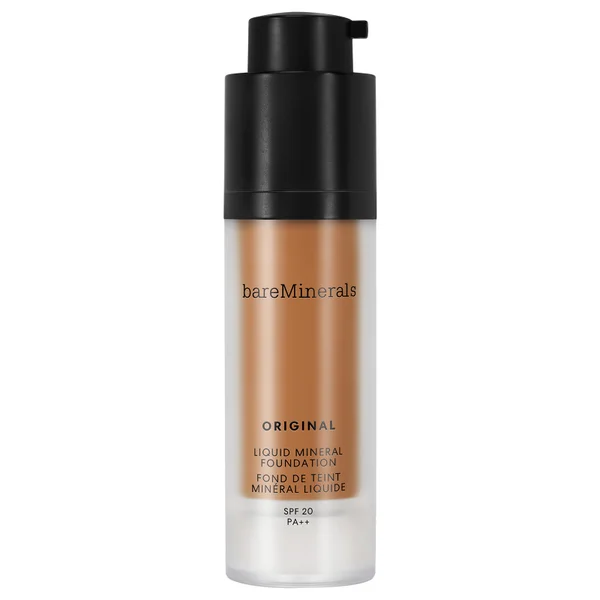 

Оригинальная жидкая минеральная основа spf20 - теплый глубокий Bareminerals, цвет warm deep