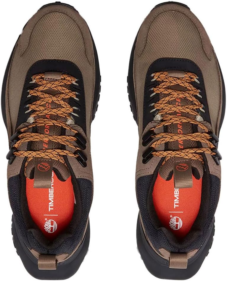 Timberland мужские кроссовки Motion Access Low на шнуровке, Medium Beige Mesh With Medium Brown — фото 3
