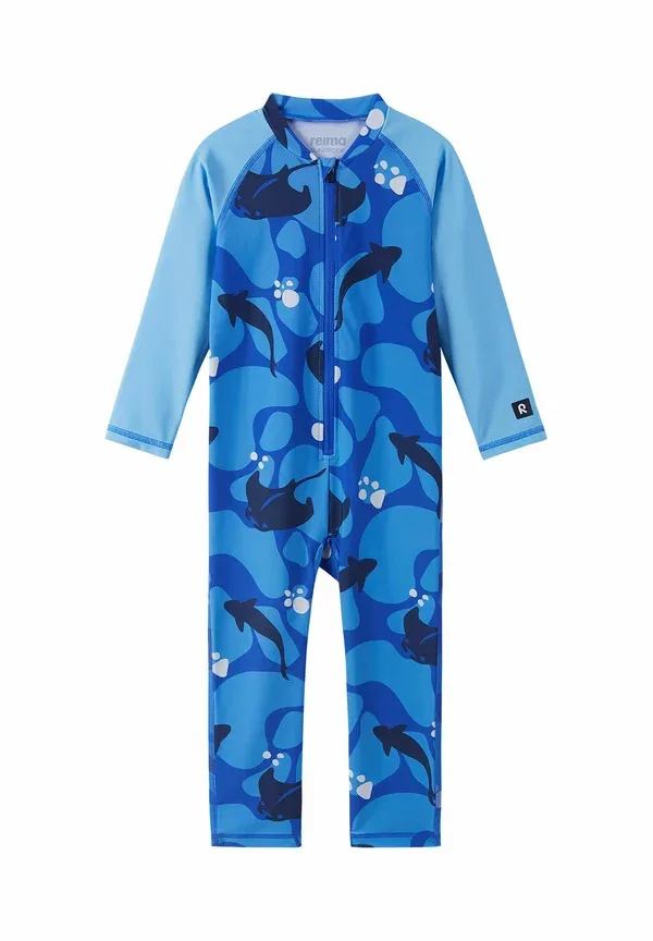 Комбинезон для плавания Reima Uv overall badeoverall polskii swimsuit, блестящий синий