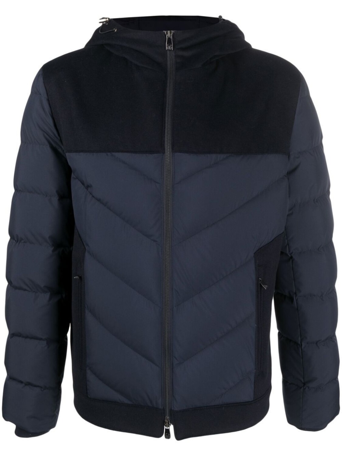 

Corneliani пуховик с капюшоном, синий