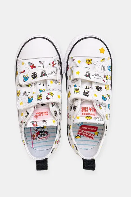 Кеды низкие Chuck Taylor All Star 2V Hello Kitty Converse, белый — фото 2