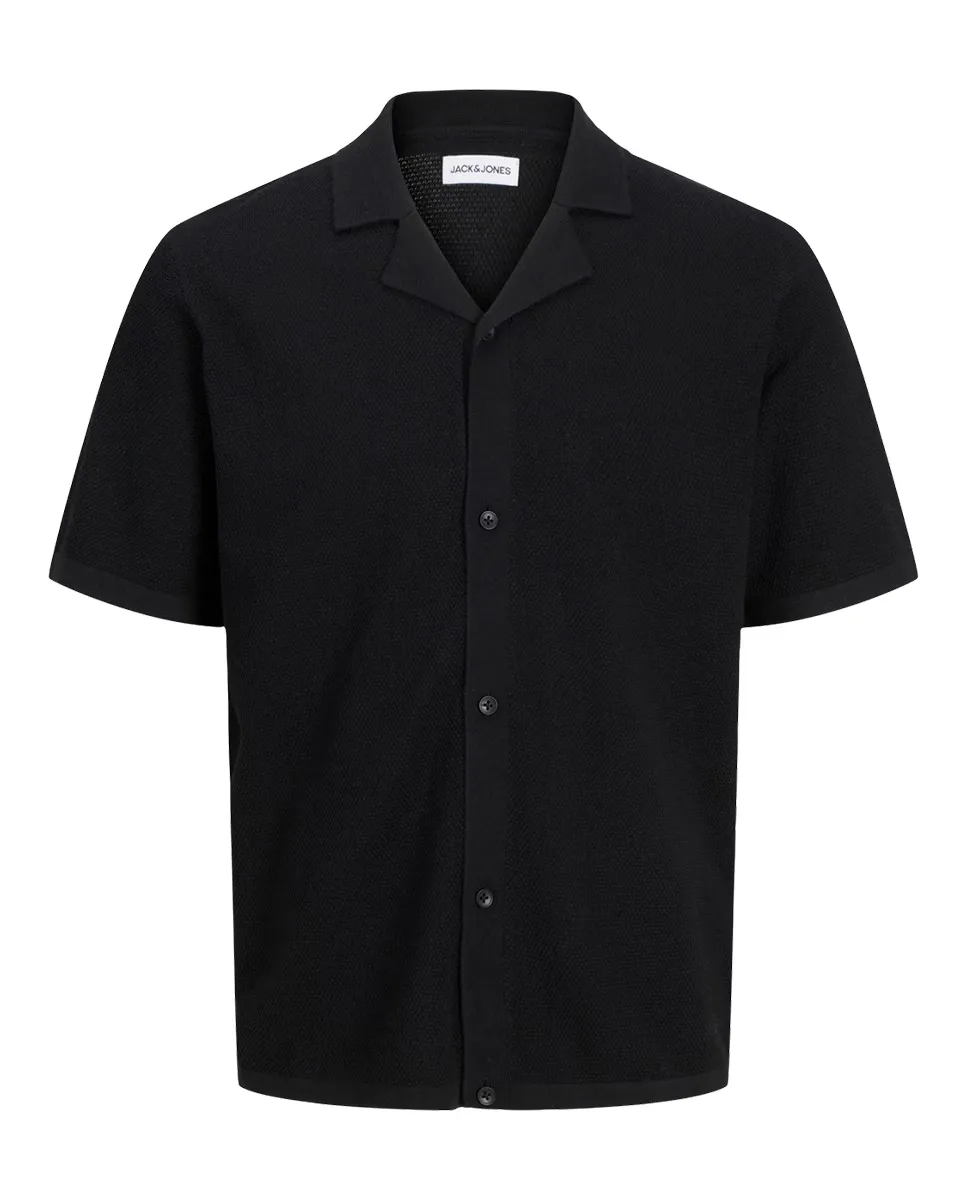 

Мужской пуловер с короткими рукавами Jack & Jones, черный