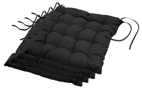 

Подушка для стульев Dynamic24 Darwin 4 шт, 40x5x40 см, черный