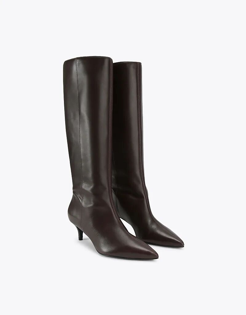 Сапоги Carvela Venice из темно-коричневой кожи — фото 2