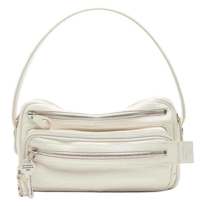 

Acne Studios Высококачественная женская сумка через плечо из телячьей кожи, белая