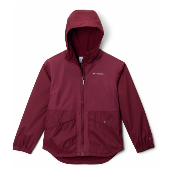 

Детская куртка Rainy Trails II с флисовой подкладкой - дождевик Columbia, Rich Wine