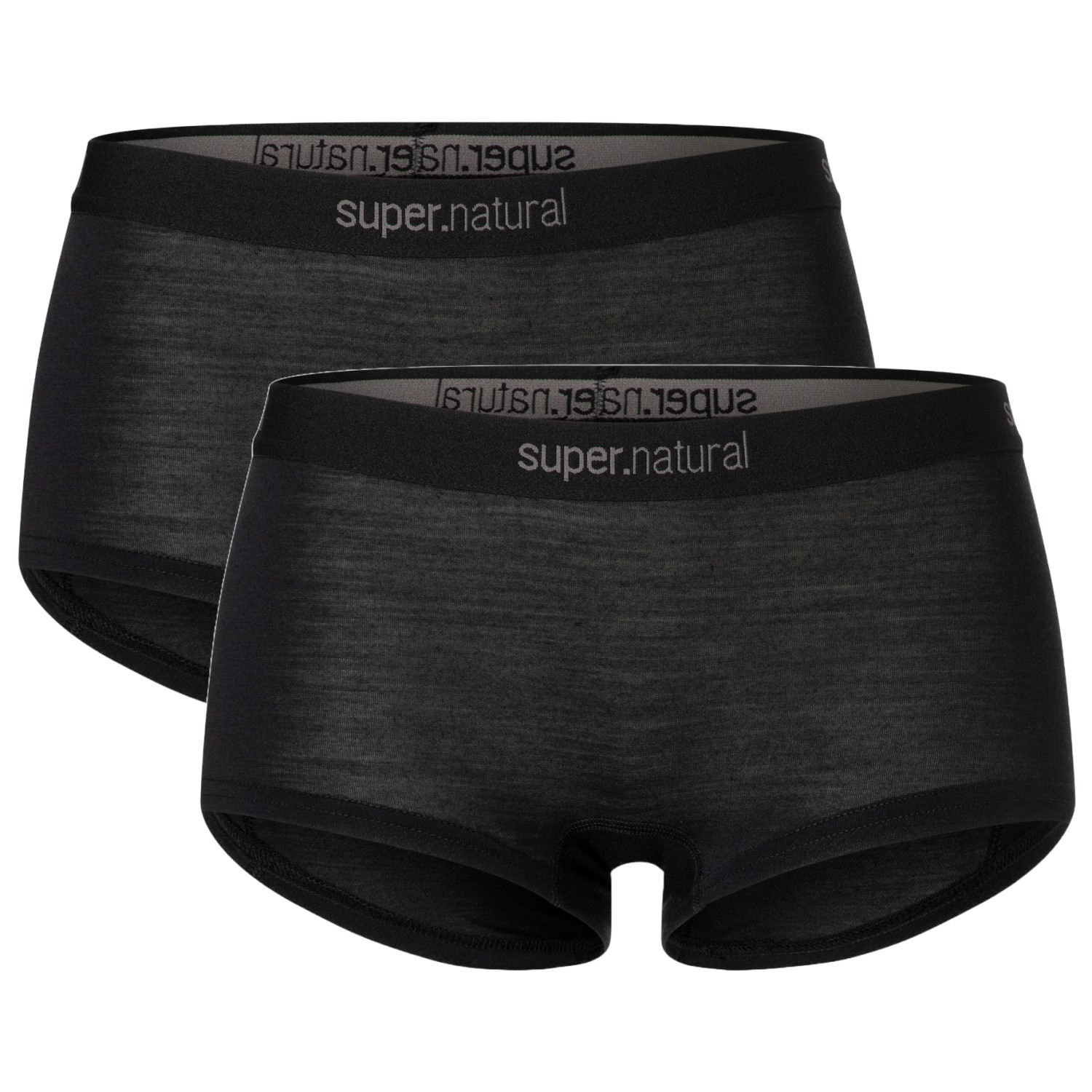 

Трусы Super Natural Women's Tundra 175 Hipster 2 Pack, цвет Jet Black/Jet Black